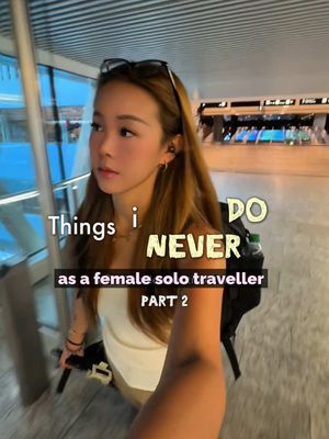 Part 2 of solo travelling safety tips:) if you missed part 1, you can also find it on my page✈️💌🌞🗺️ #travel #solotravel 