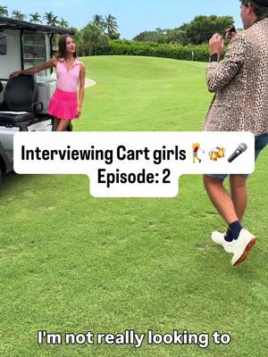 Follow for episode 3👀‼️ #fyp #golf #interview 
