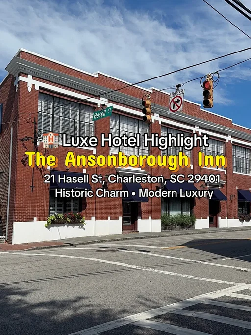 If you’re looking for an upscale stay in downtown Charleston, The Ansonborough deserves a spot on your list. 🤍 ✨ Historic boutique hotel 🌉 Private rooftop with views of the Cooper River & Ravenel Bridge 🍸 Seasonal cocktails: Firework Fizz & Charleston Sparkler 📍 Steps from Charleston’s best restaurants, shopping & attractions Definitely a stay worth experiencing. Follow for more Luxe Hotel Highlights and elevated everyday experiences. ✨ #TheAnsonborough #CharlestonSC #VisitCharleston #CharlestonHotels #LuxuryHotel    