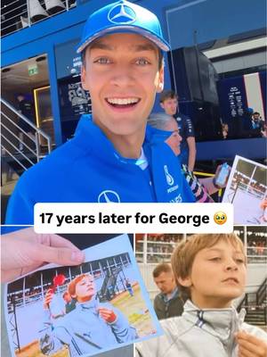 #GeorgeRussell pointing out his Red Bull jacket at the 2009 British Grand Prix 😂 (via @Mercedes-AMG F1) #BritishGP #F1 #espnsocial 