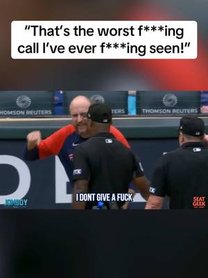 I love any time a manager’s hat comes off. That’s how you know it’s a good ejection  #breakdown #MLB #baseball #umpire #ejection 