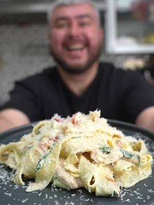 Salmon Pasta #foodtiktok 