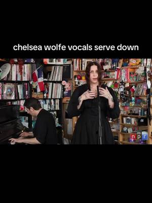 chelsea wolfe for npr tiny desk 🌙 #chelseawolfe 