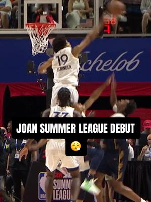 remember Joan's Summer League debut? 11 PTS | 8 REB | 7 BLK | 83% FG #timberwolves #minnesota #NBA 