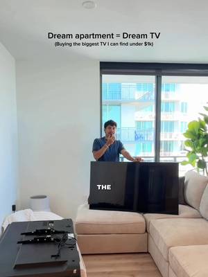 Turning my apartment into my dream home part 69. Time to get a new TV  #Vlog #tv #Tech #newhome #homeimprovement 