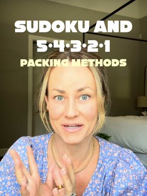 In PART 4 we compare the Sudoku and 54321 capsule packing methods for carry-on travel 🧳✈️ 💬 Comment METHOD and I’ll send you my FREE printable guide explaining both the Sudoku Packing Method and the 5-4-3-2-1 Packing Method  These two capsule packing strategies make it easy to pack a carry-on without sacrificing outfit options. You’ll have more outfit combinations, less luggage to haul around, less decision fatigue on vacation and way less packing stress. In this Reel, you’ll learn: ✨ The Sudoku Packing Method ✨ The 5-4-3-2-1 Packing Method ❓LMK which method works best for your travel style ❓ Follow for practical carry-on packing tips, travel hacks and realistic travel advice from a pilot’s wife that’s packed in a carry-on suitcase for almost 50 countries 🌎 #PackingTips #CarryOnOnly #CarryOnPacking #CapsulePacking #CapsuleWardrobe TravelPacking TravelTips PackingHacks TravelHacks OneBagTravel MinimalistPacking SummerTravel TravelEssentials Overpacking PackSmarter