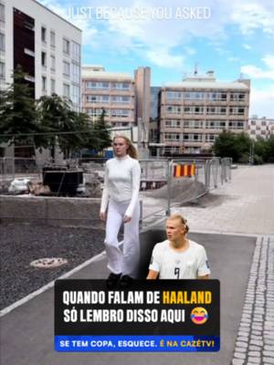 TÁ MALUCO, É MUITO IGUAL 🤣🤣  🎥: @julieaamiini 🏆 𝐒𝐄 𝐓𝐄𝐌 𝐂𝐎𝐏𝐀, 𝐄𝐒𝐐𝐔𝐄𝐂𝐄! É na CazéTV! 🤩📺 #CoberturaCazéTV #CopaNaCazéTV #Haaland #cztv02