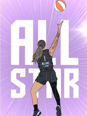 Power-up complete. Next stop: Chicago. 🌟 Gabby Williams is a 2026 WNBA All-Star Starter! 