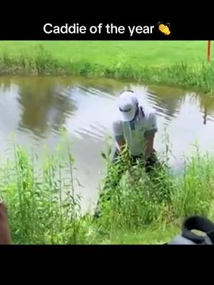Anything for the player 🤣 #golf #fail 