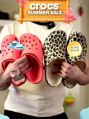 Last days of the Summer Sale 📢📢📢👌🛒 Register for our LIVE now so you don't miss exclusive LIVE-only deals and your chance to grab your favourite Crocs styles before they're gone ✮ ⋆🏝️˚｡🌺🐬⋆｡°✩ #CrocsUK #livestream #tiktoklive #crocs #summersale 