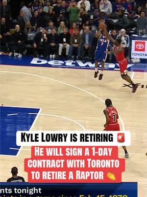Kyle Lowry will retire a Raptor, per Michael Grange 🙌 #NBA #basketball #raptors #nbabasketball
