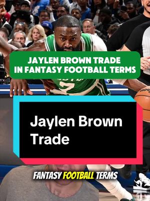 I will miss Jaylen Brown immensely. #jaylenbrown #fantasyfootball 