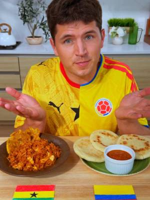 Colombia vs Ghana Food #colombia #ghana