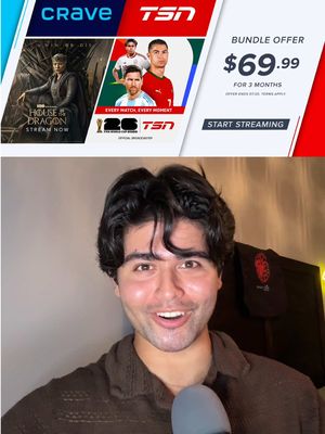 The ultimate summer TV package is here! 🏆🐉 I’m not choosing between watching House of The Dragon and the World Cup this summer – I’m getting both! 📺  With the Crave TSN Bundle, you get access to all the massive HBO blockbusters on the @cravecanada app AND the live matches on the @TSN app under one convenient price. ⚽️ ⚔️ Hit the link in my bio to purchase the Crave TSN Bundle and drop which team you're rooting for in the comments below! 👇 #CravePartner #WorldCup2026 #HouseOfTheDragon #CraveCanada #TSN