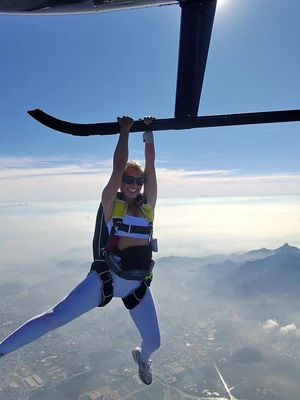 Letssssss gooooooo first heli in the books! @Noah Lipsitz