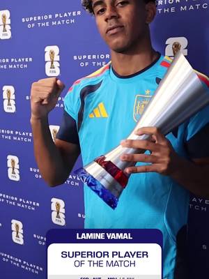Lamine Yamal takes the honours as your Superior Player of the Match.  #FIFAWorldCup #SuperiorPOTM @Michelob ULTRA 