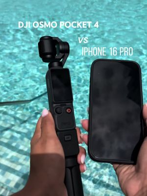 Meet the new DJI Osmo Pocket 4 🎥 Pocket-sized, travel-ready, and packed with impressive features✨ From its upgraded 1-inch sensor and 14-stop dynamic range to 4K slow motion and ActiveTrack 7.0, it captures stunning detail, vibrant colors, and smooth footage wherever your adventures take you 🗺️ I also love the built-in film tones and beauty filters that make content look polished straight out of camera 📸  Small camera. Big results😍 Which feature would you try first? 👇🏽 #DjiPocket4 #videocamera #digitalcamera #CinematicVideo @DJI Osmo @DJI Official 