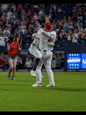Oh, how we love you, Brayan Rocchio! ❤️💙 #GuardsBall #MLB #Baseball 