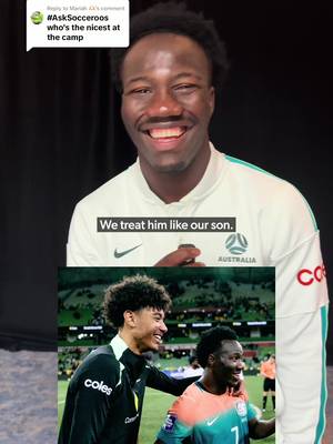 Replying to @Mariah 🫶🏼 The #Socceroos are full of nice blokes, but these are the nicest according to Harry Souttar, Kai Trewin, Nestory Irankunda and Aiden O’Neill 😊 #FIFAWorldCup #AskSocceroos