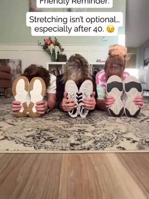 TikTok: "Do your stretches." Us: "Close enough." #funnyvideo #midlifewomen #fyp #momtok