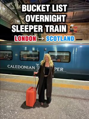 you NEED to do this bucket list sleeper train from London to Scotland at least once in your life 🚂🏴󠁧󠁢󠁳󠁣󠁴󠁿🤯 this is the @Cal Sleeper 👏 #caledoniansleeper #scotlandtrain #scotlandsleepertrain