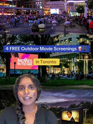 We're having a free film summer 🎥🍿 #toronto #freefilm #torontosummer #outdoormovie #freemovies 