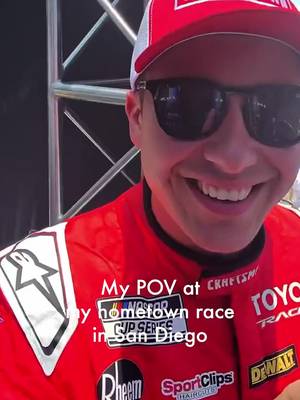 A new pov from San Diego #nascar #metaglasses #jimmiejohnson #fyp 