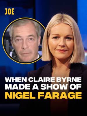 "Don't try and lecture the Irish people." 👏 That time Claire Byrne made a holy show of Nigel Farage on Claire Byrne Live 🇮🇪 #Irish #ClaireByrne #NigelFarage