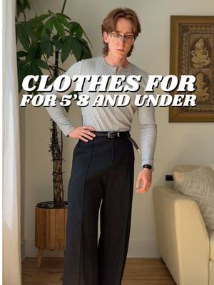 Under 5’8? Clothes weren’t made for you, these are. From FIDIM #shortmenfashion #mensfashion #outfitinspo 