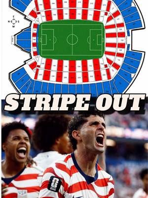 USA fans are attempting an American stripe out in Seattle for USA’s next World Cup game 🇺🇸⚽️ #worldcup #teamusa #usasoccer #tiktokcampaign #Soccer 