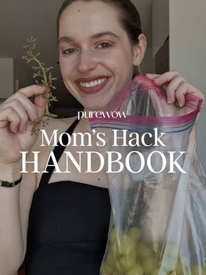 No more picking off grapes one by one while your toddler's patience runs out. 🍇✨ This bag trick is the 5-second solution we didn’t know we needed. #MomsHackHandbook 