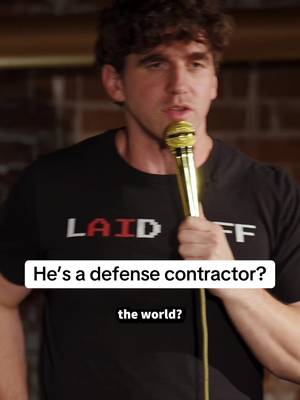 Making the world a better place #comedy #crowdwork #crowdworkcomedy #Tech #defense