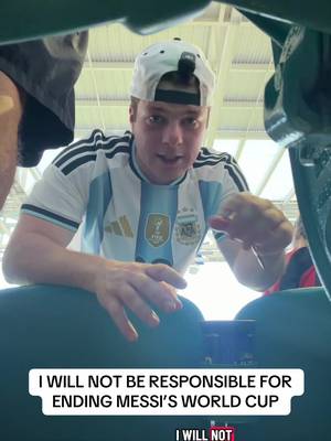NOT TODAY- JERSEY IS OFF I WILL NOT END MESSI’S WORLD CUP  #messi #argentina #caboverde #soccertiktok #worldcup 
