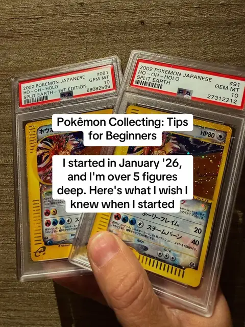 What's the ONE piece of advice you'd give a new collector? 👇🏻 #fyp #pokemon #pokemoncards #pokemoncollector #ad 