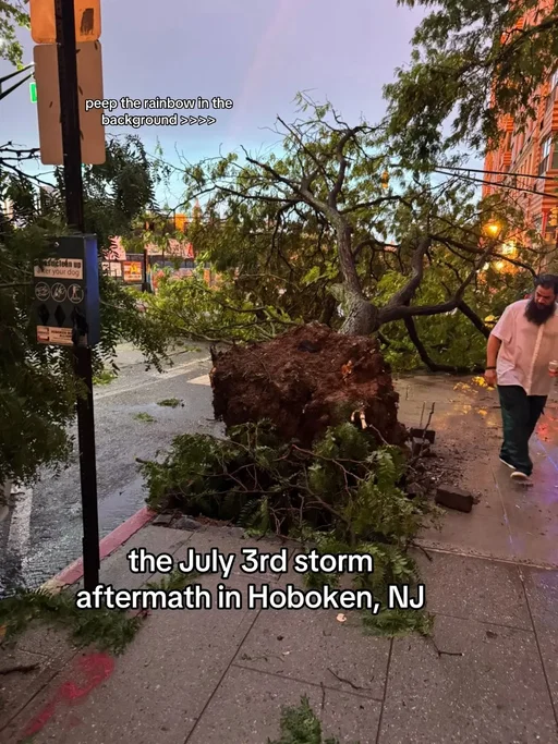 Hudson County got hit HARD. do you have photos? share them in the comments  #hoboken #hobokennj #jerseycity #hobokengirl 