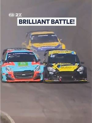 An incredible battle ⚔️💥 #FIARallycross #EuroRX #Rallycross #Motorsport 