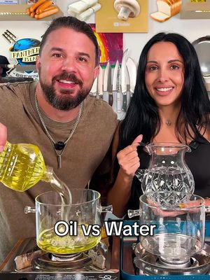 Oil vs water #satisfying #mukbang 