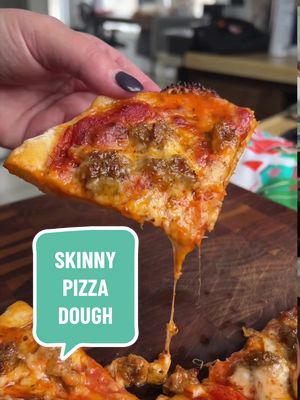 Question... what's stopping you from making my Skinny Pizza Dough? 🍕😄 If you've been following me for a while and still haven't tried it, this is your sign! ✔️ Just **1 WW Point per ounce** ✔️ **39 calories** per ounce ✔️ **0g fat | 8g carbs | 0g fiber | 2g protein** per ounce I usually use **5 ounces of dough** for my personal pizzas, and it turns out perfect every time. The best part? You don't need a stand mixer, it's easy to make, and the dough keeps in the refrigerator for up to a week. That means homemade pizza night can happen whenever the craving strikes! Over the years I've created several versions, so there's something for everyone: 🍕 The OG Skinny Pizza Dough 🧀 Cottage Cheese Skinny Pizza Dough 🥯 Low Carb Skinny Pizza Dough 🌾 Gluten Free Skinny Pizza Dough 🌱 Vegan Skinny Pizza Dough 💪 Double Protein Skinny Pizza Dough Google my bizzy kitchen skinny pizza dough to get all the variations 🙌🏼 Now tell me, what's your all-time favorite pizza topping? 👇 #pizza #pizzadoughrecipe 