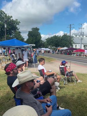 Longest running Fourth of July parade west of the Mississippi. Congratulations United States of America on making 250 years. #250 ##roundtop##july4##usa##godblesstheusa