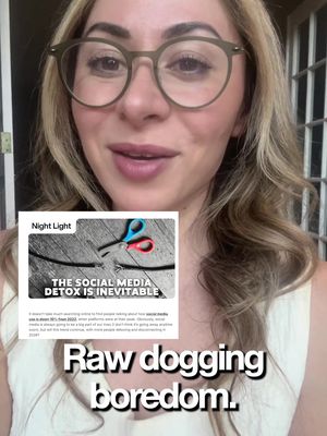 Raw dogging boredom is not just a trend, the research backs it completely and the recommendation is to start today. Most people are in a boredom deficit right now and the insight, creativity, and self awareness that only show up in silence are getting lost to the scroll. #SaharYousef #BecomingSuperhuman #DigitalWellbeing