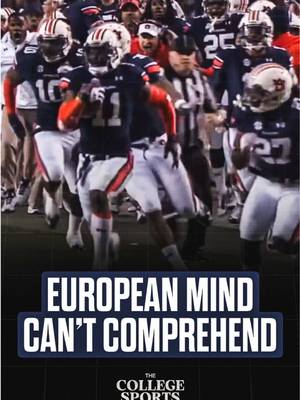 The European mind cannot comprehend the Kick Six 🙂‍↔️  What clip are you choosing? 👀  (🎥 via auburnfootball) #auburn #wareagle #football #cfb #CollegeFootball 