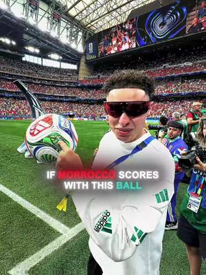 A World Cup Goal scored with my ball😍⚽️ #football #morocco #Soccer 