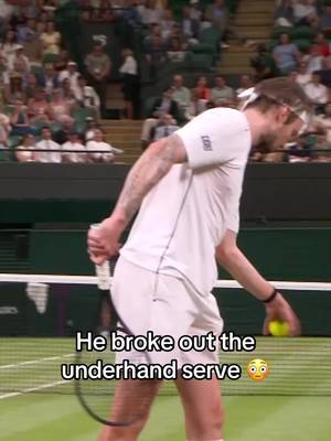 Tiafoe didn’t even move on this Bublik ace 😮 #Wimbledon 