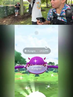 Shiny Kyogre with background at Pokémon Go Fest Chicago 2026??? featuring @moekidoki Thank you @pokemongoapp for the free access! #pokemongofest2026 #pokemon #pokemongo #pokemongoshiny 