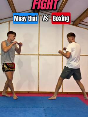 Boxing vs Muay Thai fight