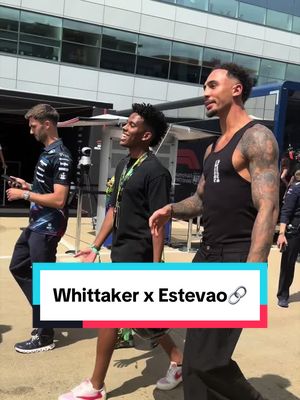 Ben Whittaker and Estevao link up for the British Grand Prix🔗 #benwhittaker #estevao #boxing #matchroomboxing 