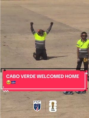 A beautiful sight as locals welcomed home Cabo Verde's men's national team after their historic #FIFAWorldCup run 🙌🇨🇻 (via @fcfcomunica) #FIFAWorldCup2026 