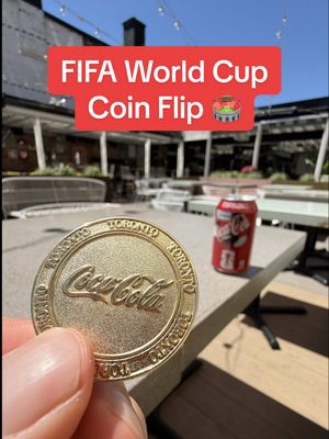 Coin Toss Assistant 🫡✅ Thanks @Coca-Cola for the experience of a lifetime!!! ⚽️🏟️ #CocaColaPartner #AlITheFeels #ad #FIFAWorldCup26