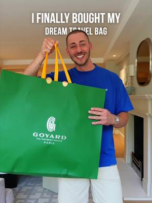 Dream bag unboxing 🥶 Been eyeing the Goyard Boston 50 for a while now and seeing the blue in person sold me immediately!! #asmr #unboxing #goyard #bag #travel 
