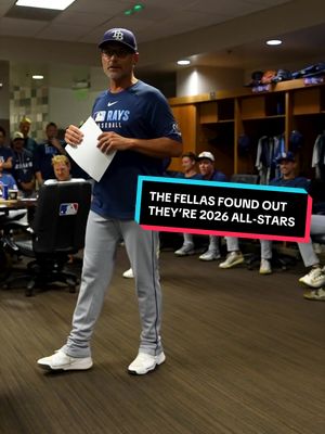 Well said and well deserved 👏 Congrats to all of our guys! #MLB #allstar #fyp #tampabayrays #raysup 